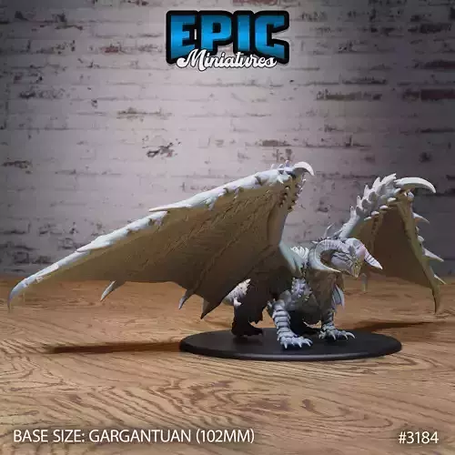 Calamity Dragon - DnD Tabletop Miniature 3D Model