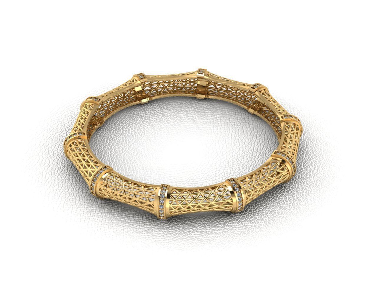 Net Bracelet 3D print model_2