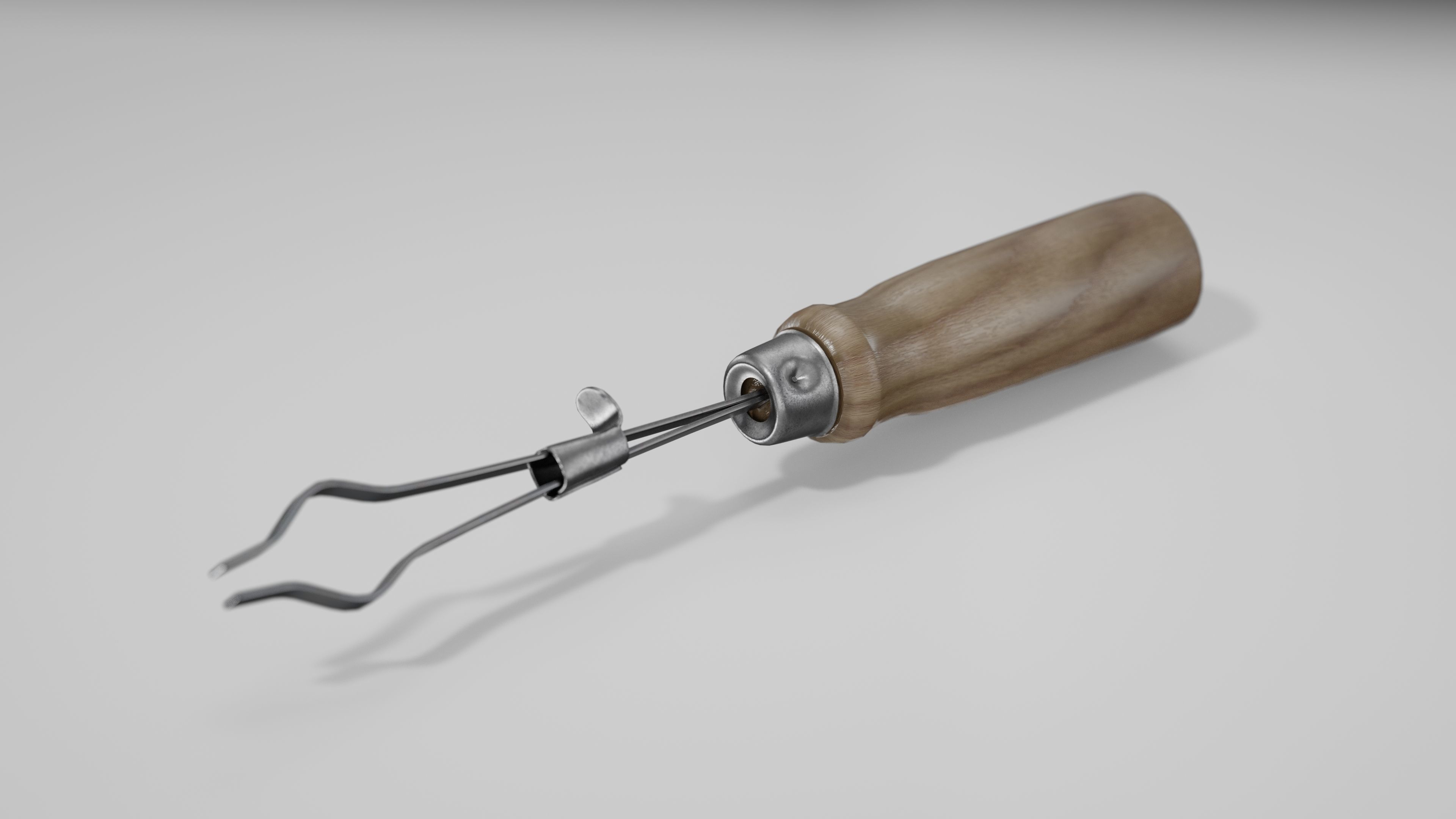 Test Tube holder Low-poly 3D model_1