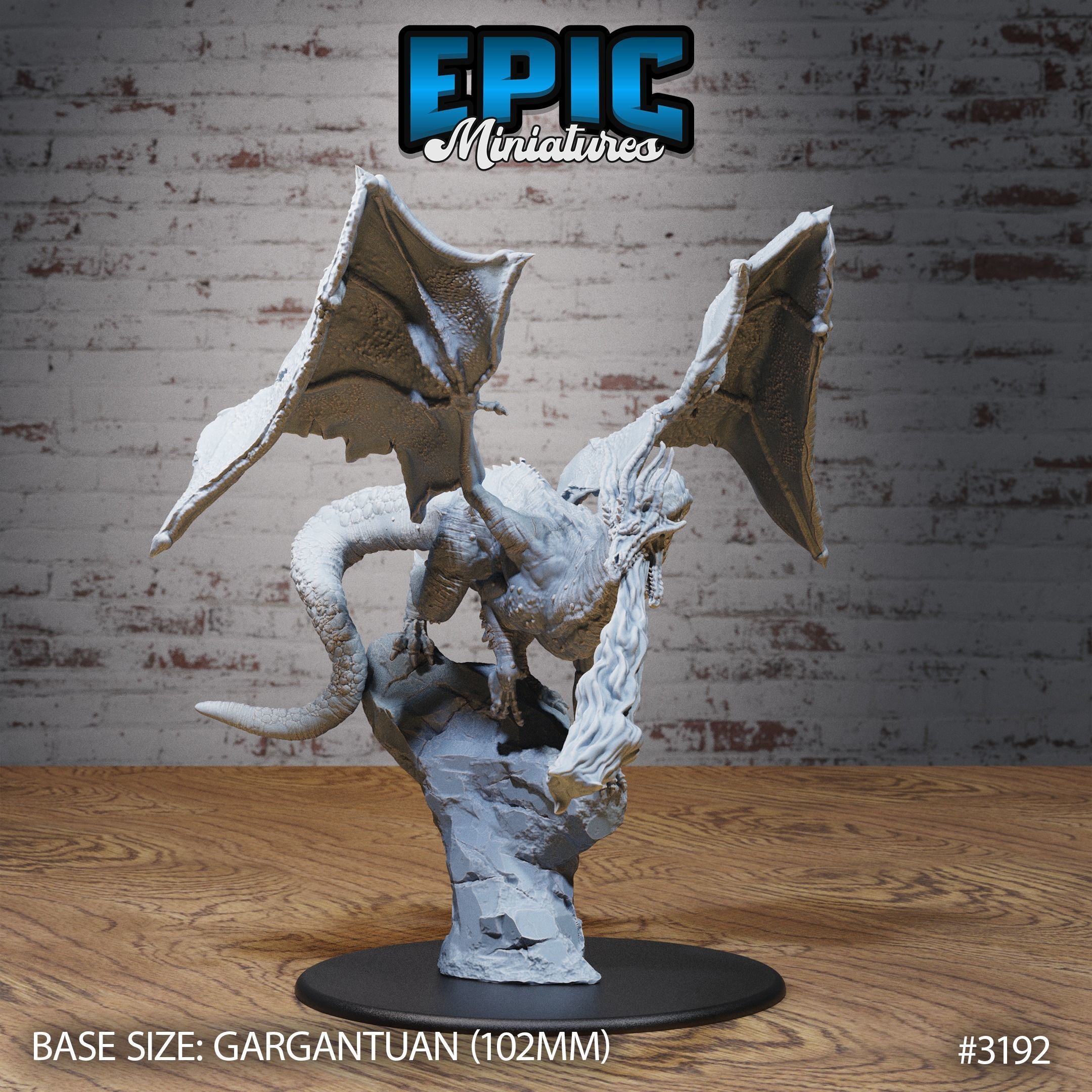 Shadow Dragon Set - DnD Tabletop Miniature 3D Model 3D print model_5
