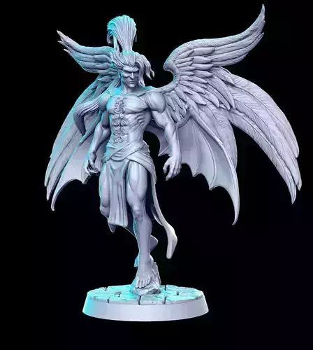 Kefka Third Form Final Fantasy 32mm Pre-supported