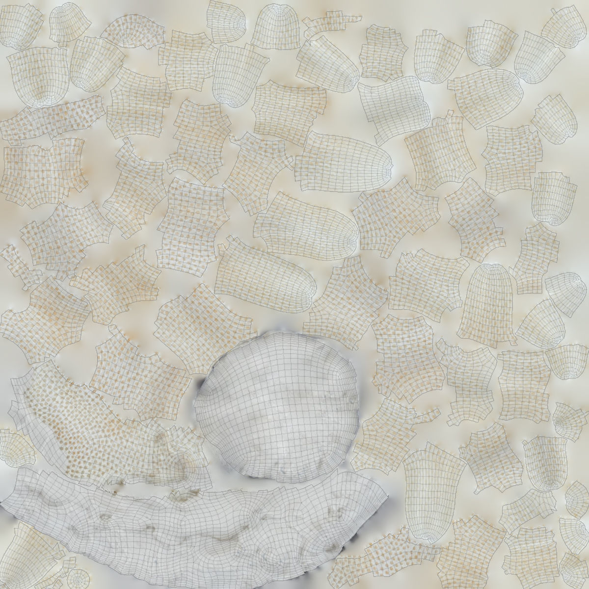 Coral Low-poly 3D model_8