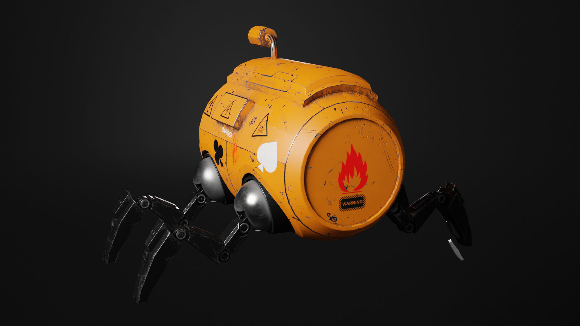 Sci-fi Robot 3d Model by Nikdox 3D model_12