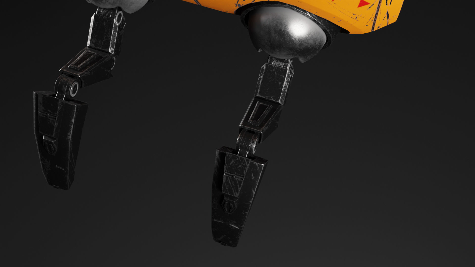 Sci-fi Robot 3d Model by Nikdox 3D model_8