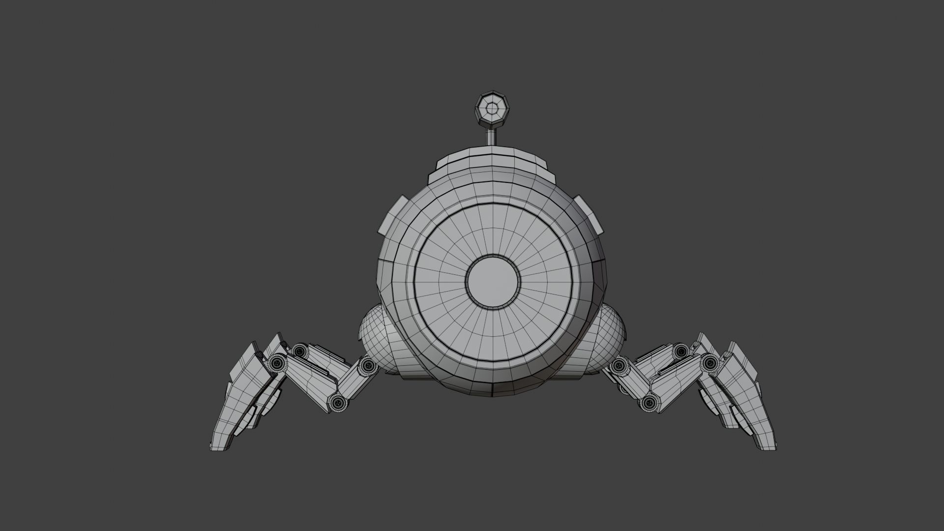 Sci-fi Robot 3d Model by Nikdox 3D model_15