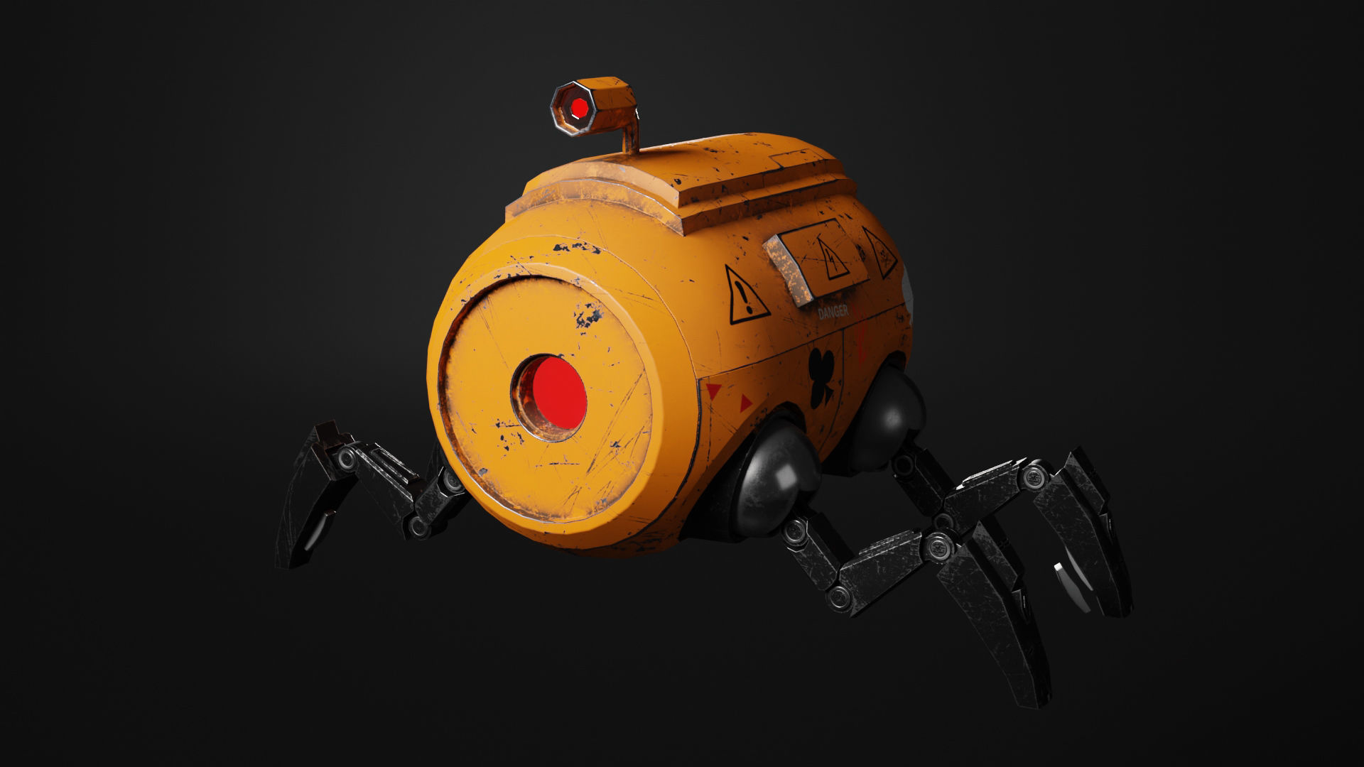 Sci-fi Robot 3d Model by Nikdox 3D model_3