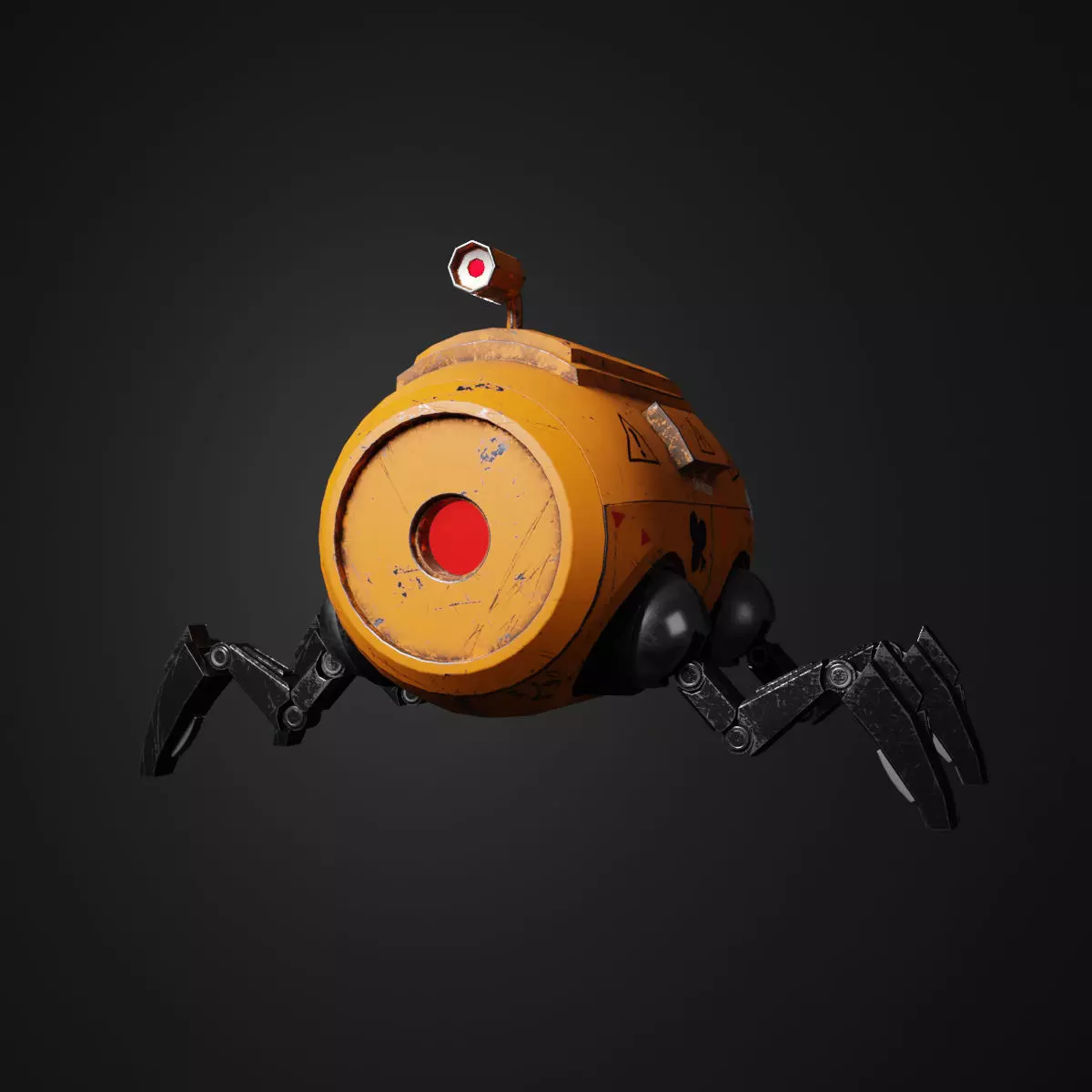 Sci-fi Robot 3d Model by Nikdox 3D model_0