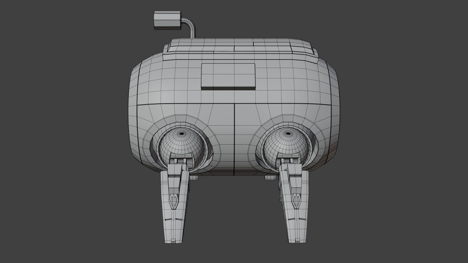 Sci-fi Robot 3d Model by Nikdox 3D model_17