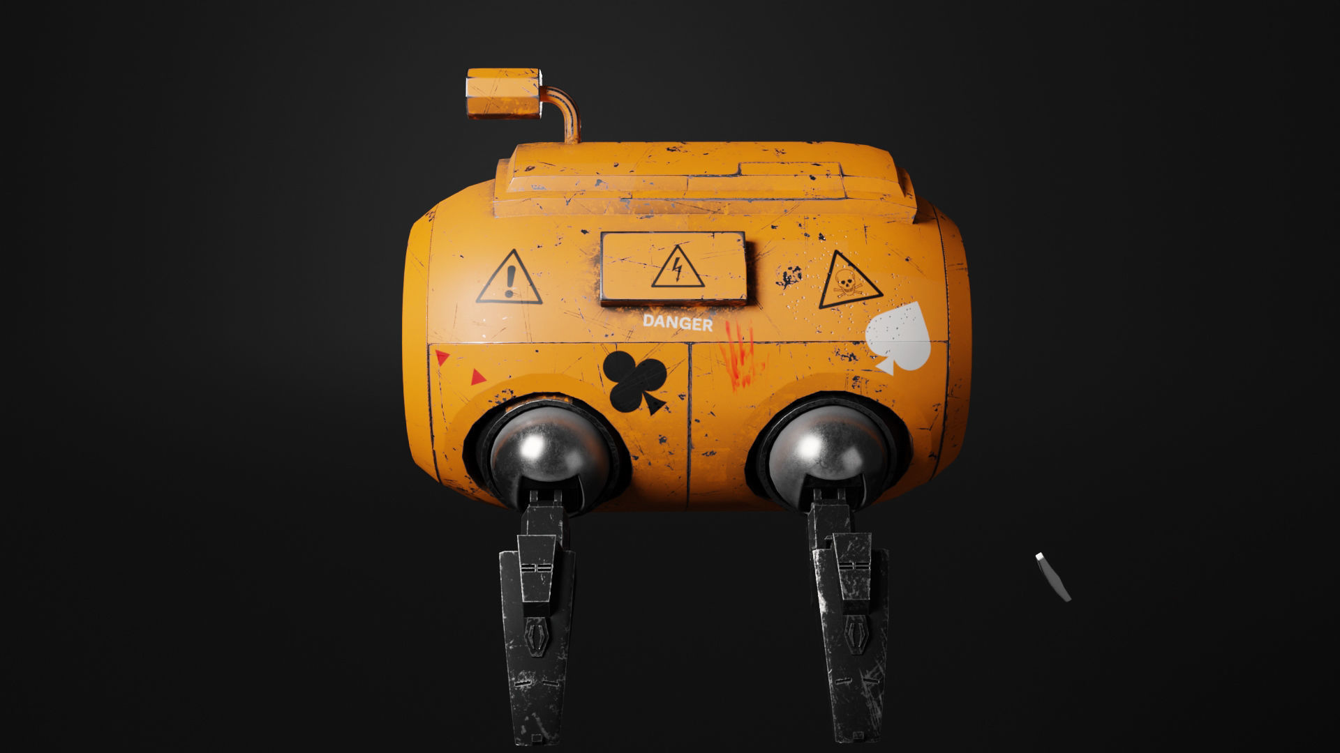 Sci-fi Robot 3d Model by Nikdox 3D model_4