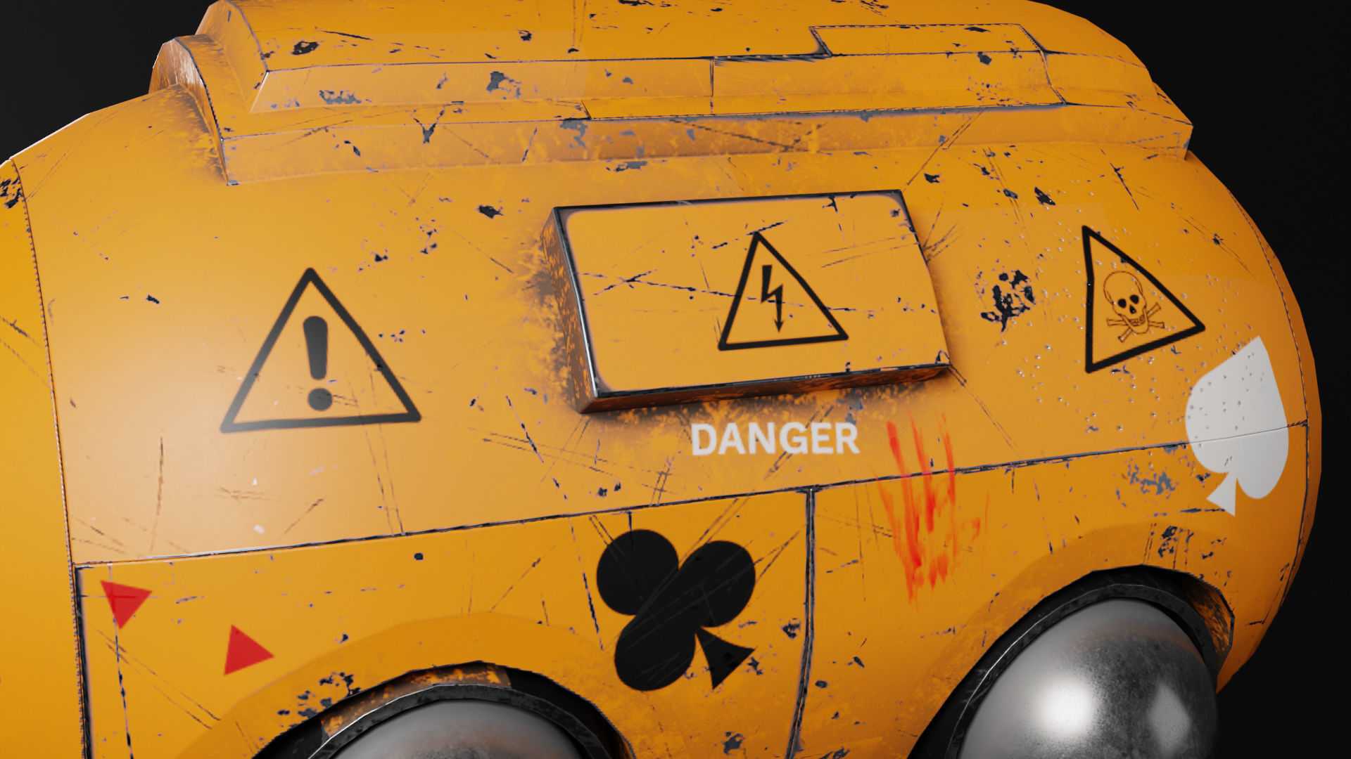 Sci-fi Robot 3d Model by Nikdox 3D model_9