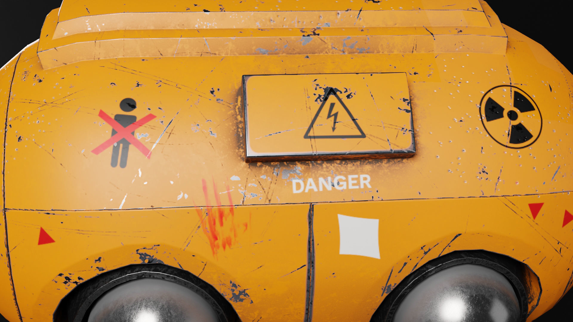 Sci-fi Robot 3d Model by Nikdox 3D model_11