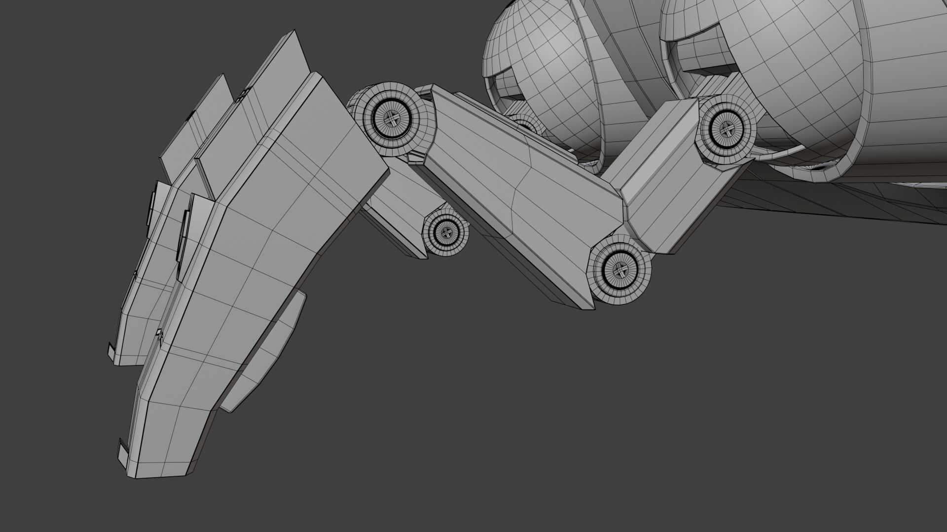 Sci-fi Robot 3d Model by Nikdox 3D model_19