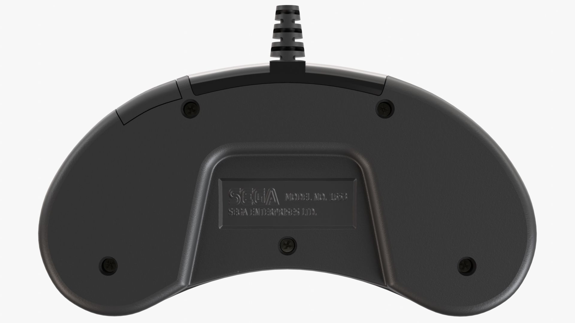 Sega Mega Drive Genesis Six Button Controller Low-poly 3D model_5