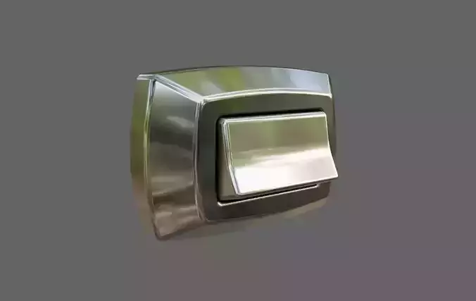 Toilet Flush Valve - Valvula de Descarga Low-poly 3D model