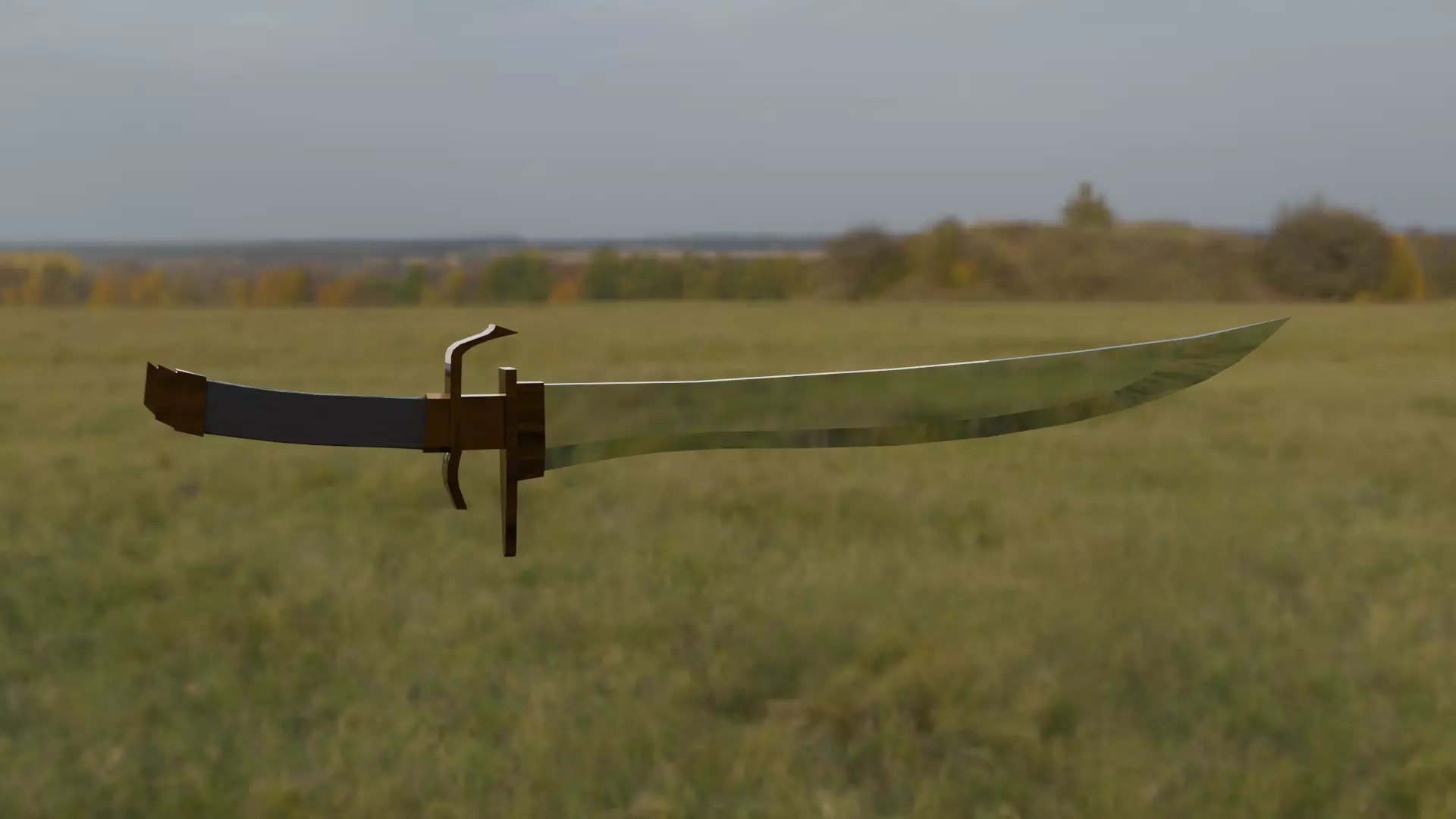 Fantasy Sword  Free 3D model_0