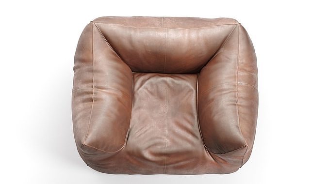 Le Bambole Lounge Chair B and B 3D model 7