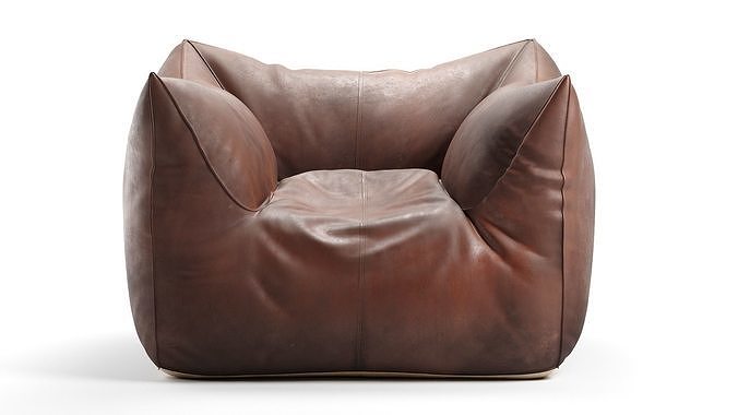 Le Bambole Lounge Chair B and B 3D model 4