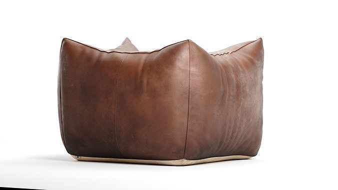 Le Bambole Lounge Chair B and B 3D model 3