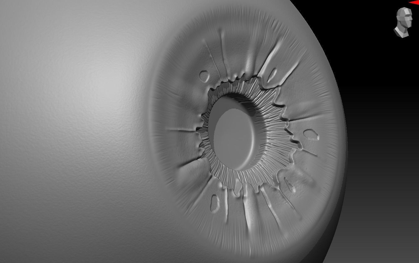 Realistic eye pack 01 Low-poly 3D model_32