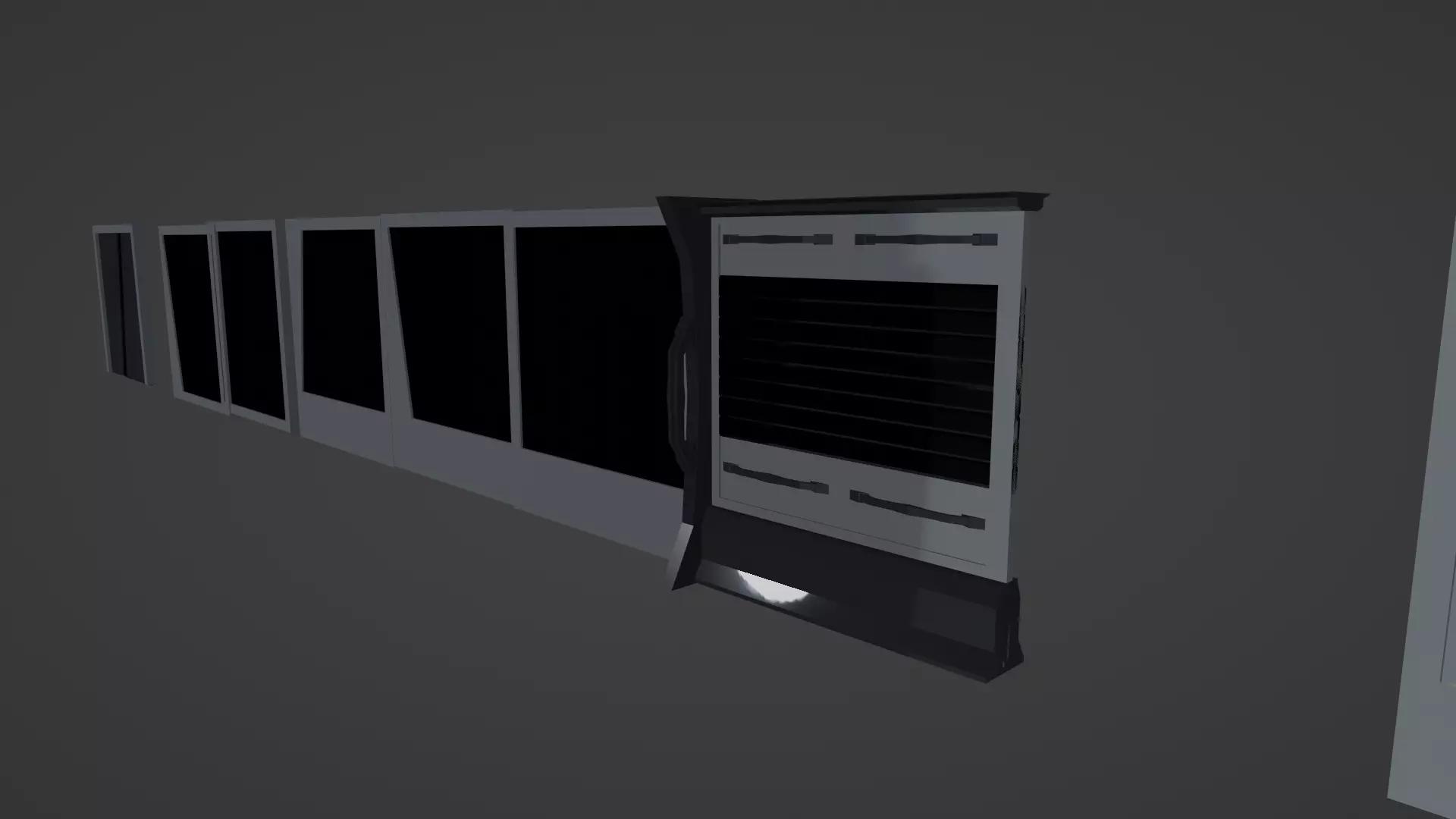 Sifi Wall Free low-poly 3D model_0