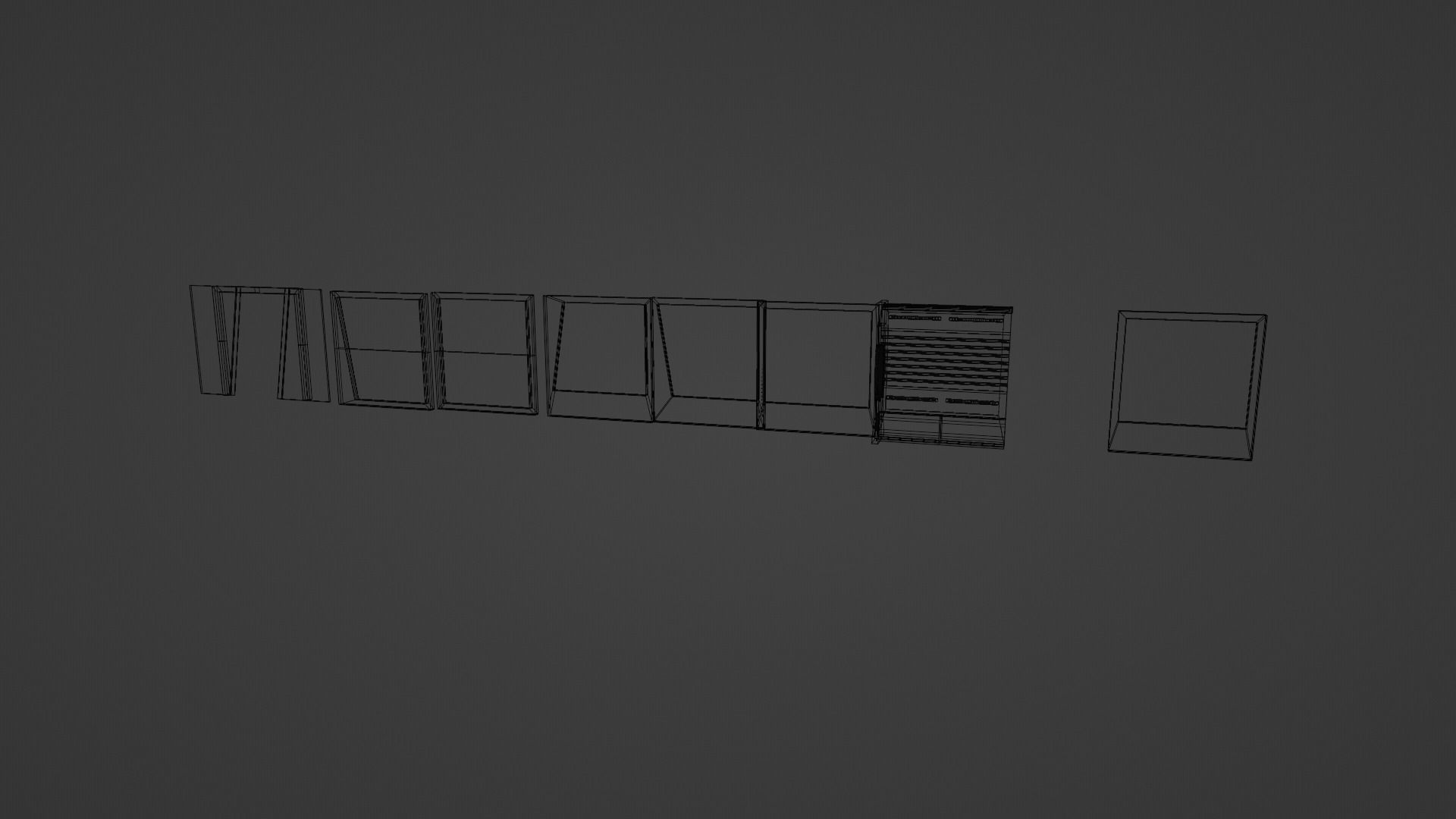 Sifi Wall Free low-poly 3D model_3