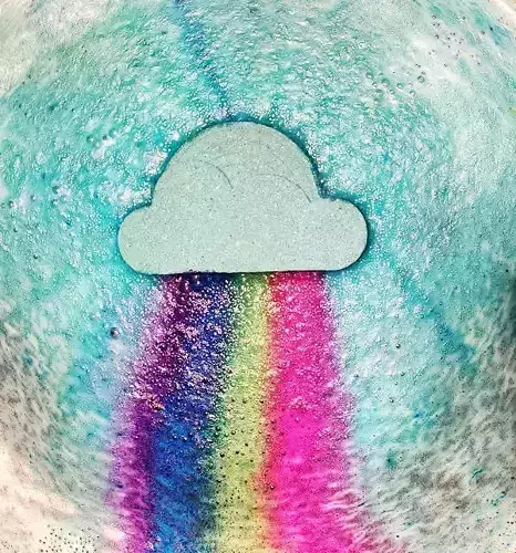 Bath Bomb Mold Digital File Rainbow Cloud