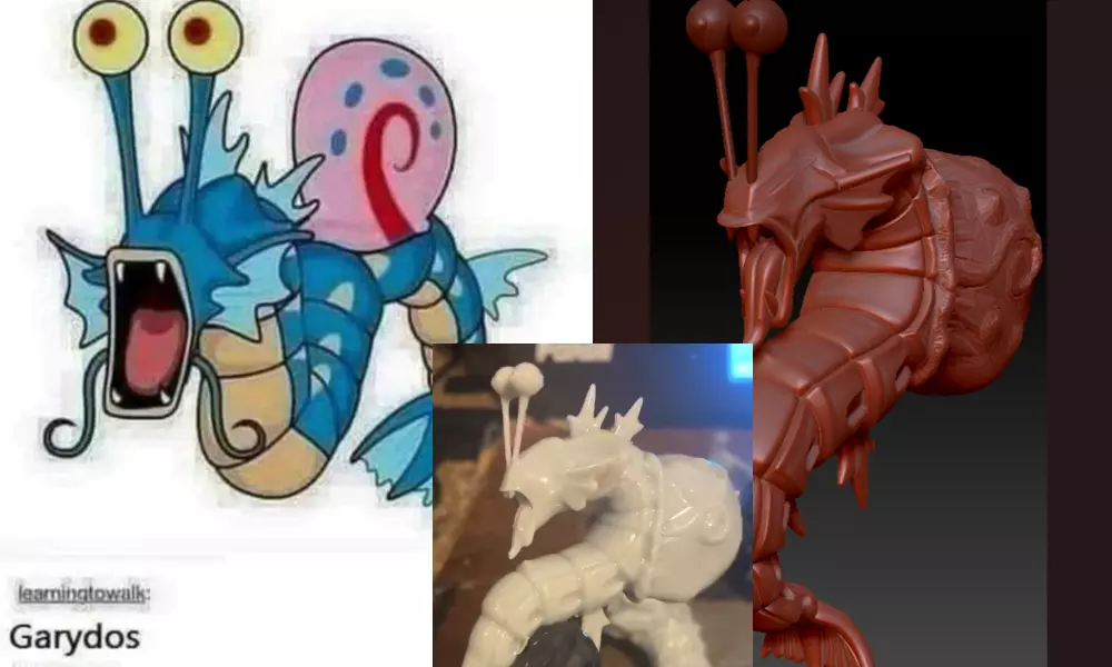 Garydos - The Ultimate Meme Mashup 3D Model STL File 3D print model