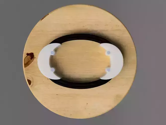 Cable reel wire spool organizer rope shortener wall