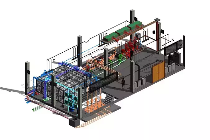 WATER TREATMENT - SWIMMING POOL 3D model