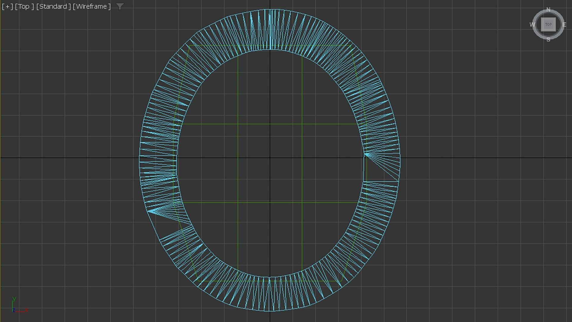 Painting Frame 5 Low-poly 3D model_3