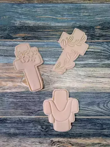 Combo x 11 cortantes COmunion bautismo confirmacion cookies  3D print model