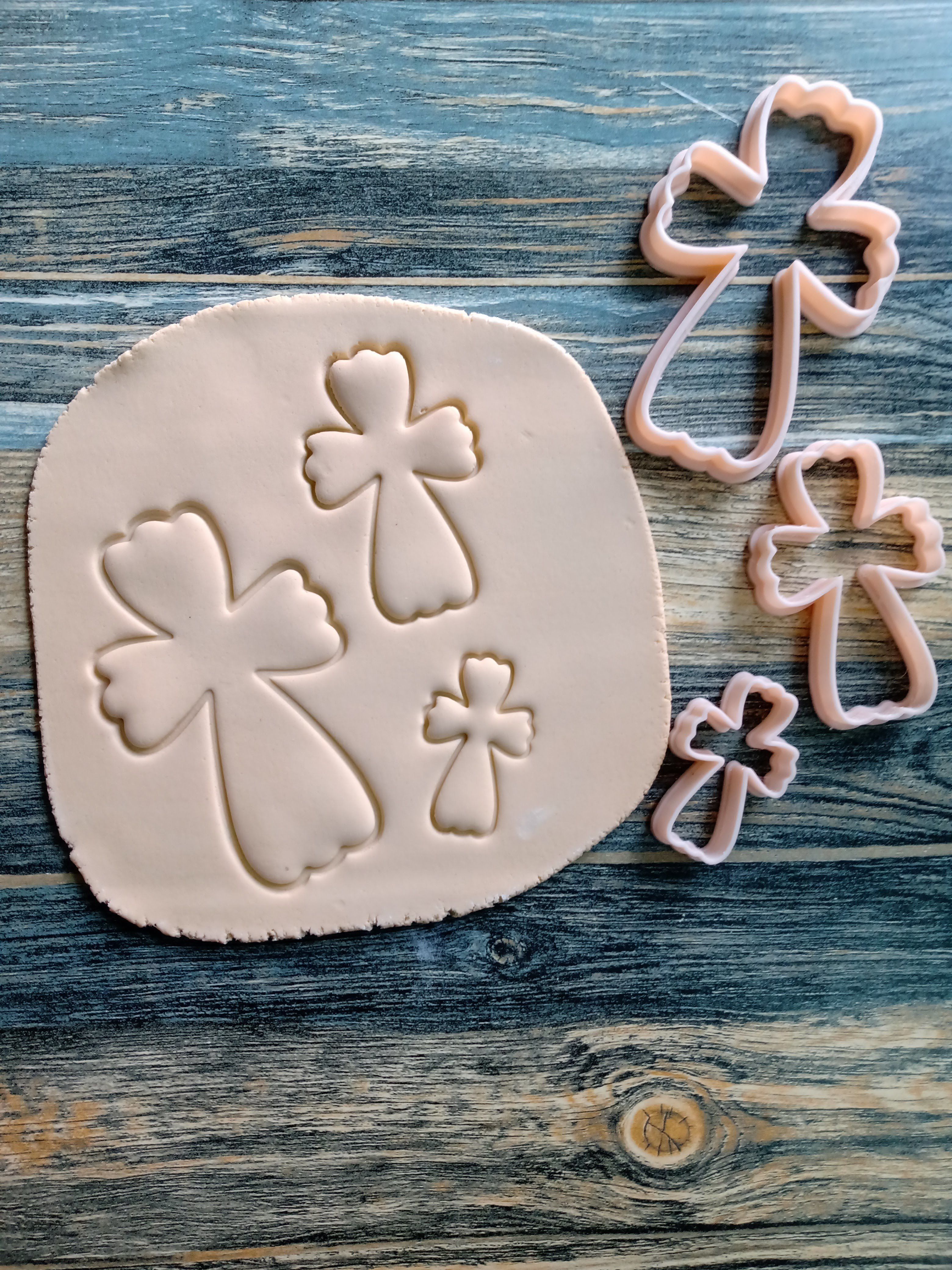 Set Cortantes Cruz Comunion Bautismo COokies 3D print model_1