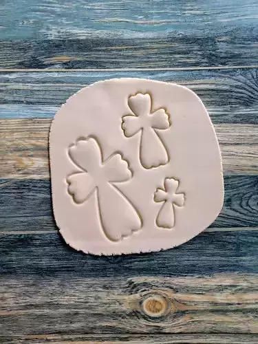Set Cortantes Cruz Comunion Bautismo COokies 3D print model