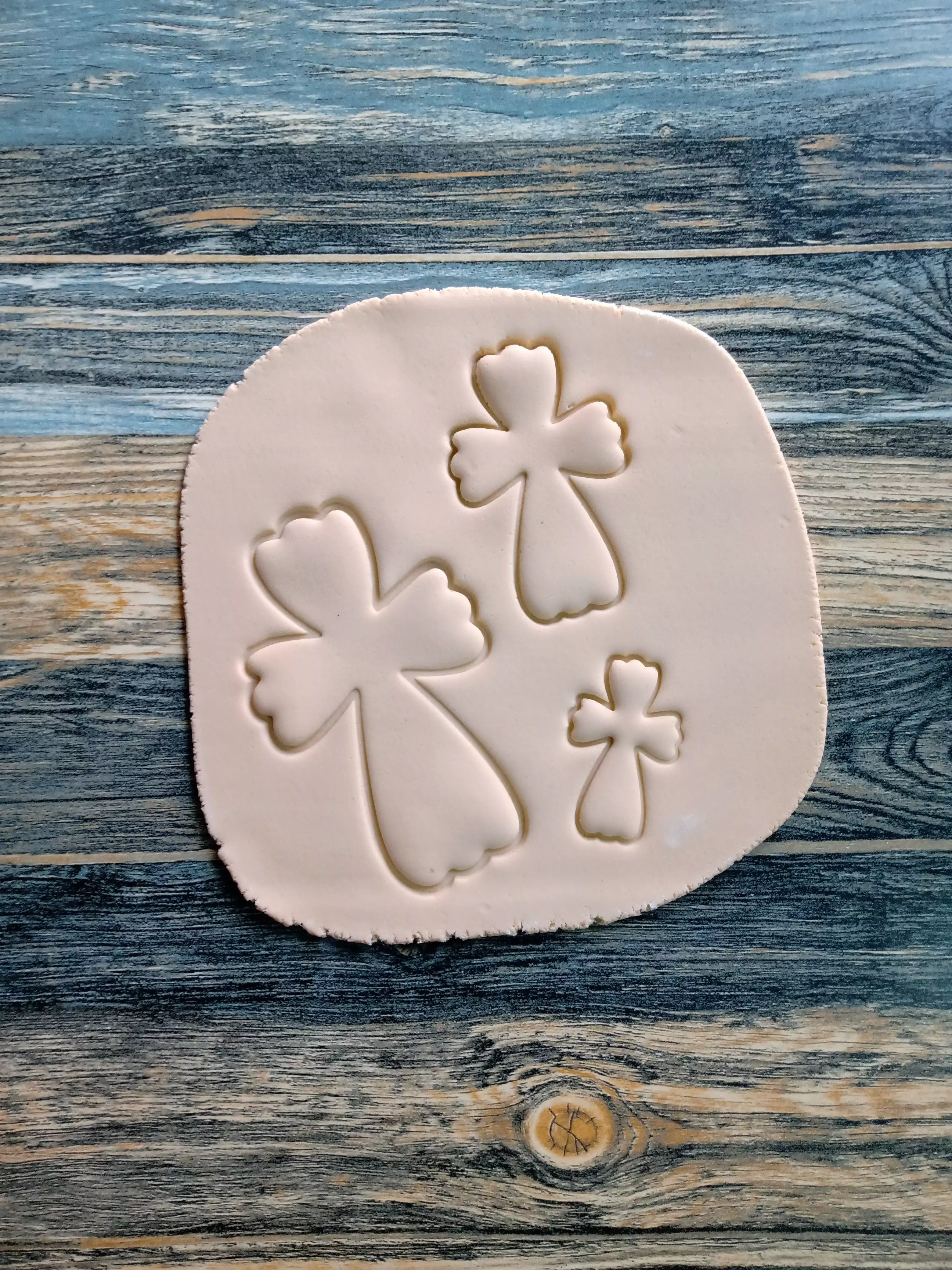 Set Cortantes Cruz Comunion Bautismo COokies 3D print model_0