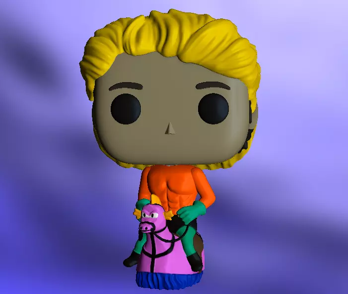 Funko Raj Koothrappali Aquaman - Big Bang Theory 3D print model