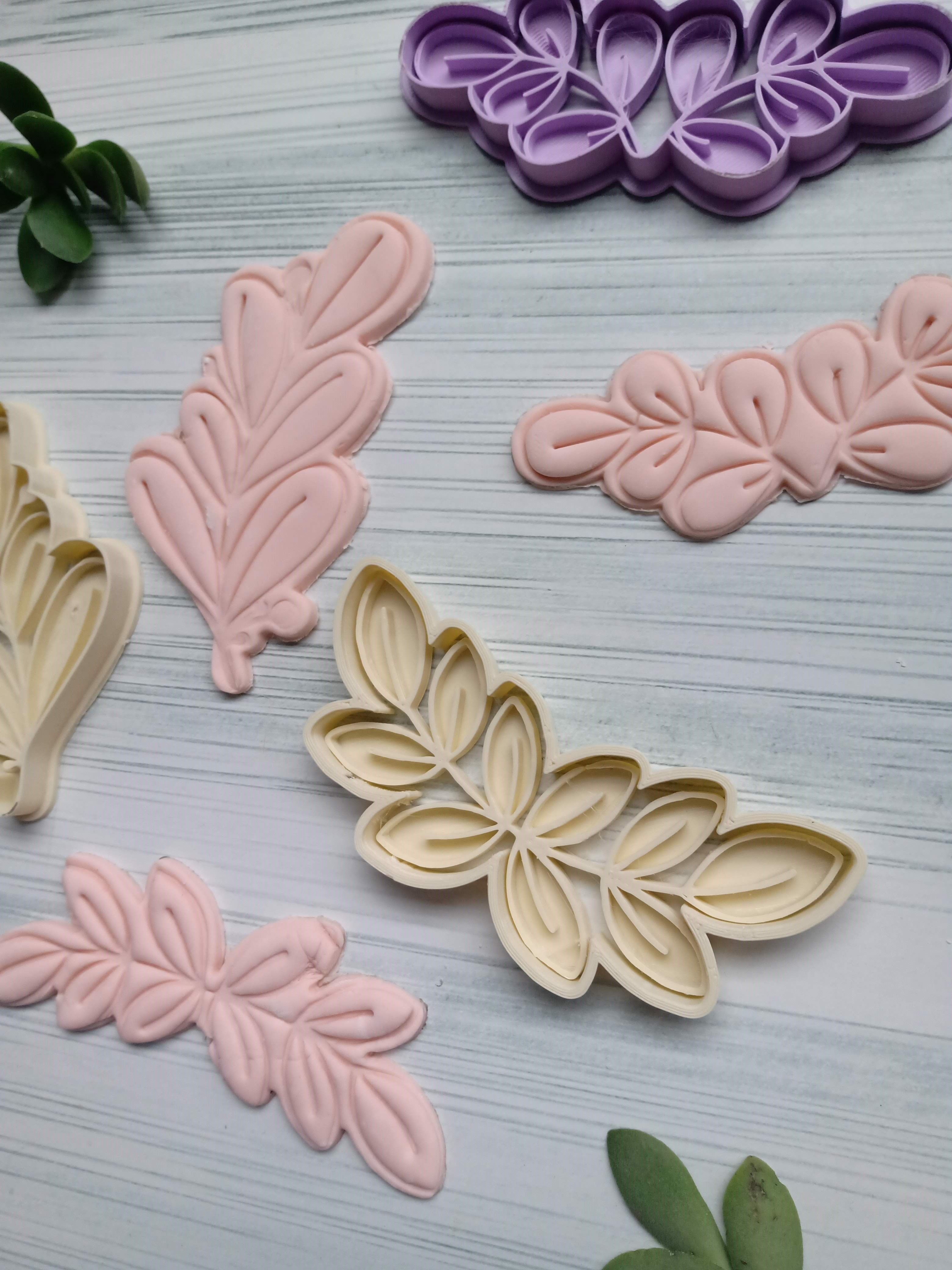 Set x 3 Cortantes Rama Comunion Boda Bautismo Cookies 3D print model_2