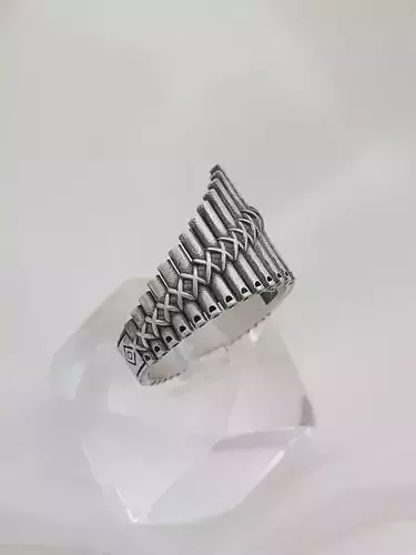 Pan Flute Ring 3D print model