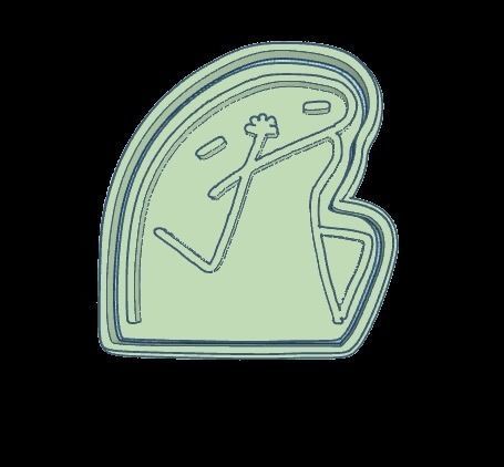 Set x 20 cortantes Flork Deformitos cookies 3D print model_17