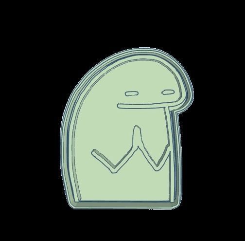 Set x 20 cortantes Flork Deformitos cookies 3D print model_3