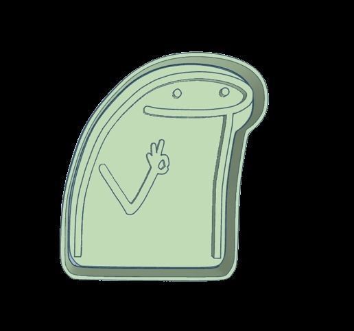 Set x 20 cortantes Flork Deformitos cookies 3D print model_8