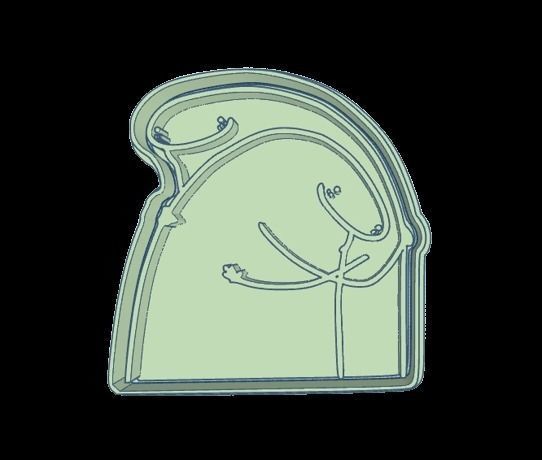 Set x 20 cortantes Flork Deformitos cookies 3D print model_2