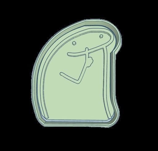 Set x 20 cortantes Flork Deformitos cookies 3D print model_18