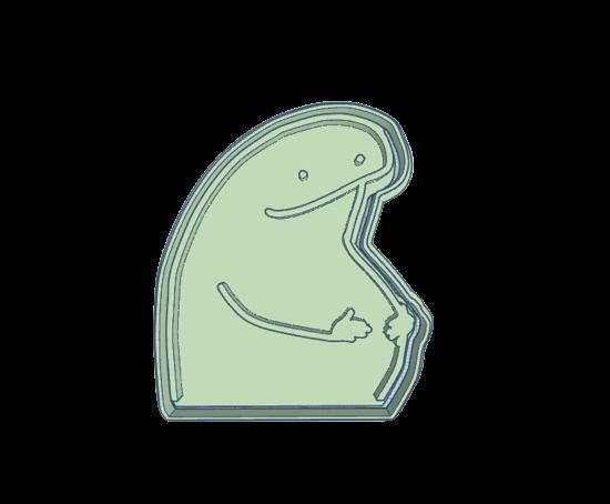 Set x 20 cortantes Flork Deformitos cookies 3D print model_4