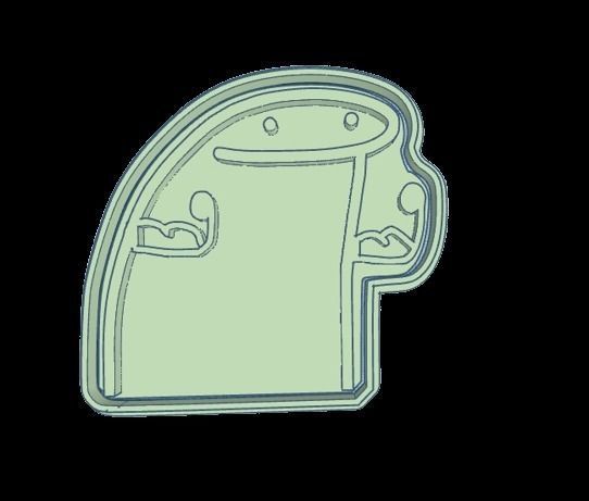 Set x 20 cortantes Flork Deformitos cookies 3D print model_15