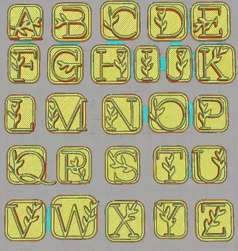 Combo 2 Set Stamp Sello Love Amor Plantas Free 3D print model