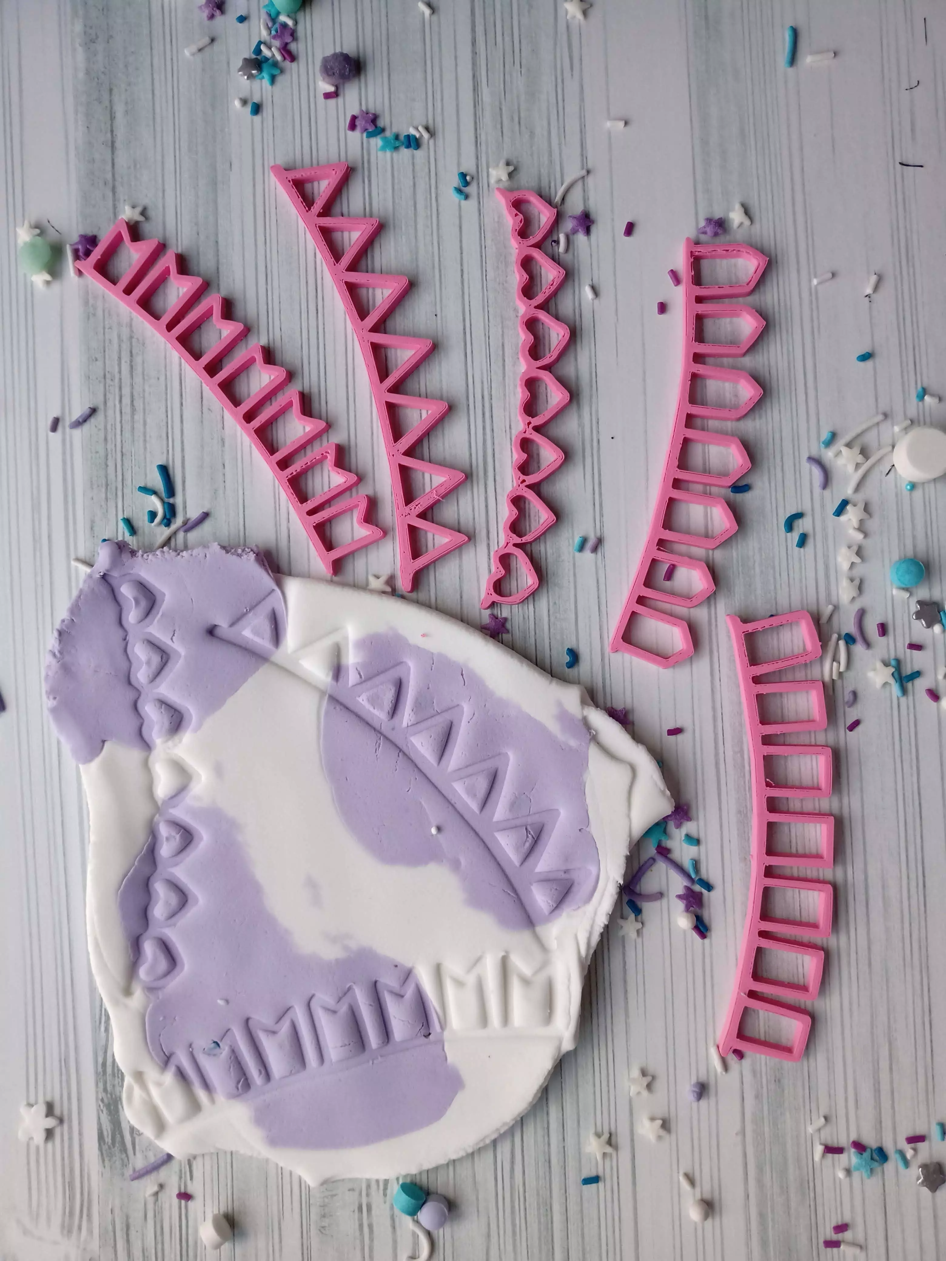 Combo x 12 sets sellos Stamp Pasta  3D print model_0