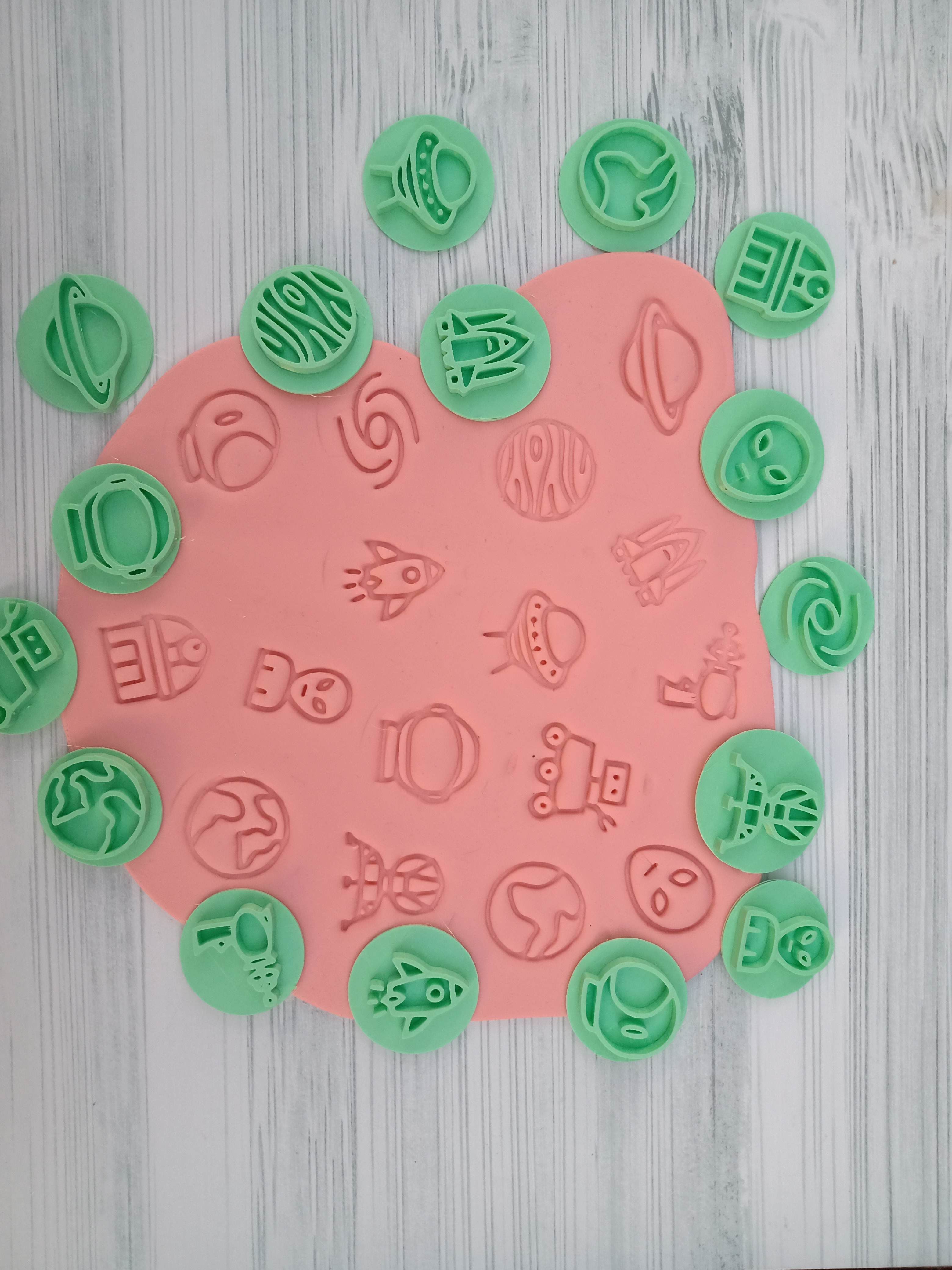 Combo 12 Set Sello Stamp Florales Boda Hojas Plantas 3D print model_7