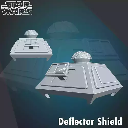 Shield Deflector Generator Clone Wars style 3D Print 3D print model