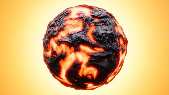 Procedural Lava Shader - Realistic Volcanic Texture