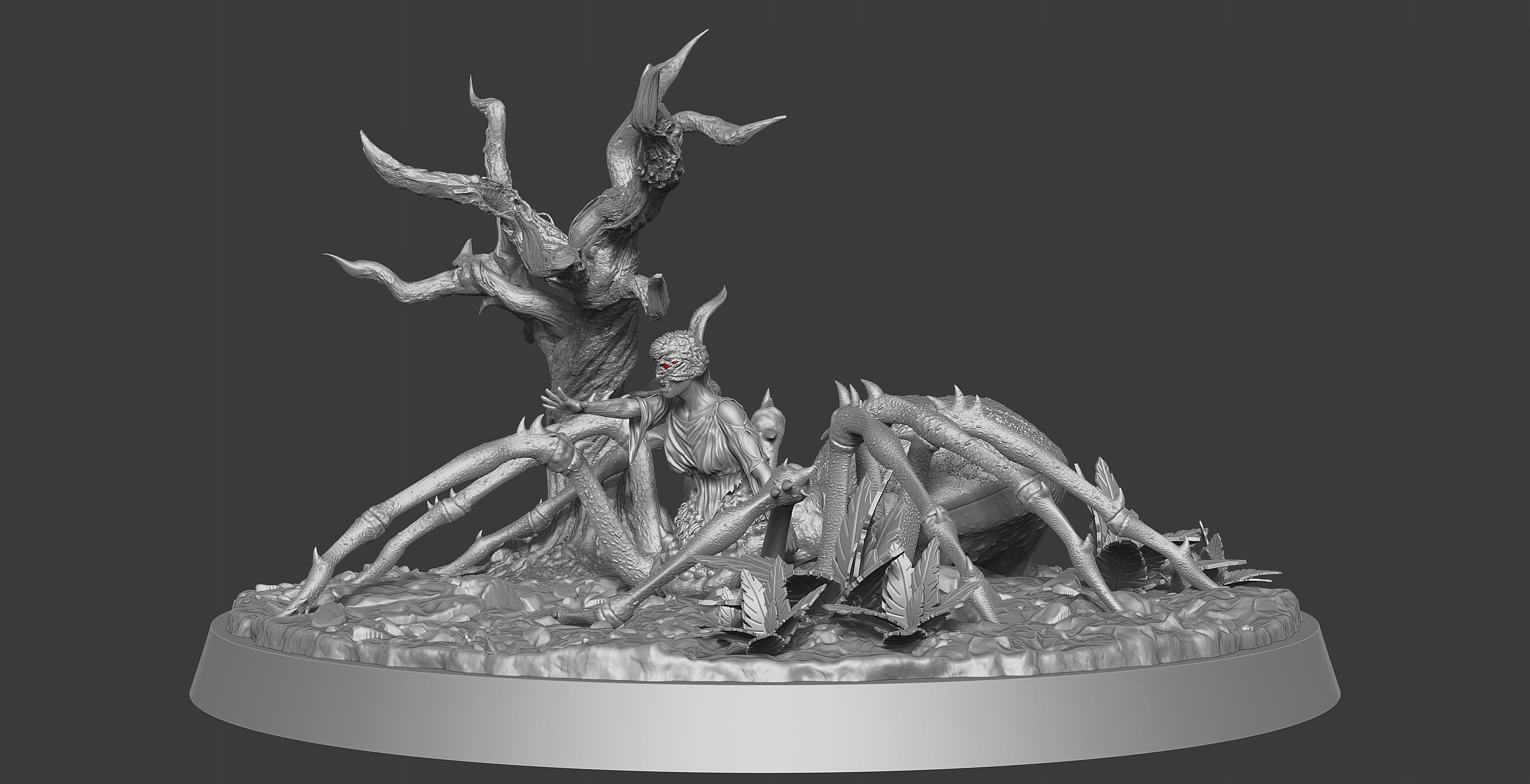 Arachne in Greek mythology collection 3D print model_1